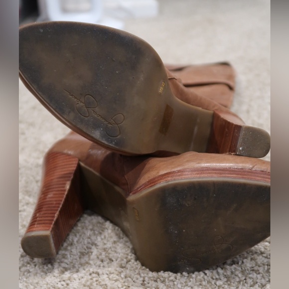 Jessica Simpson Tulip Over the Knee Boots with High Heel and Slouchy Shaft - Picture 4 of 7